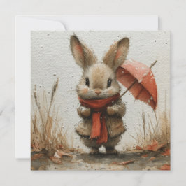 Freuen Sie sich auf fröhliche Grüße 🐰 Digital Feiertagskarte