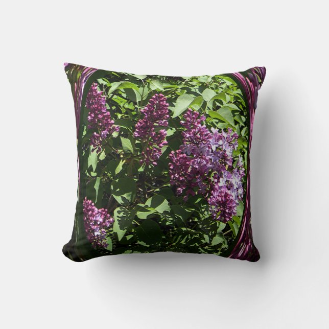 Freuen Sie sich auf Lilacs... Kissen (Vorderseite)