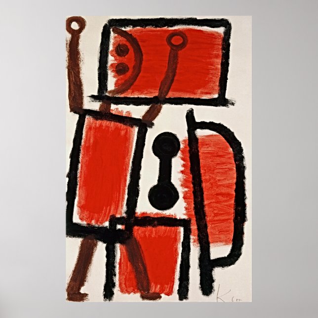 Freuen Sie sich auf Paul Klee Art Poster (Vorne)