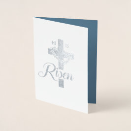 Freuen Sie sich. Jesus ist verschwiegen. Religiöse Folienkarte