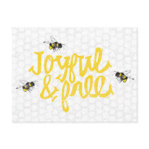 Freuen und Freie Bienen