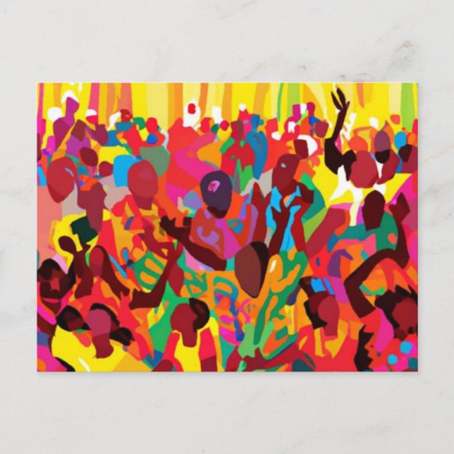 Freuen und fühlen Sie den Heiligen Geist Postkarte (Vorderseite)