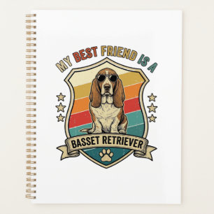 Freund Basset Retriever Hund Sonnenbrille Retro Sc Planer