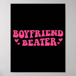 Freund Beater Lustiger Freundin Humor Retro Groo Poster