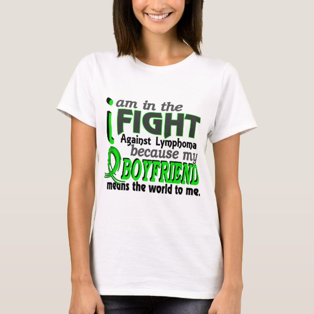 Freund bedeutet die Welt zu mir Lymphom T-Shirt (Vorderseite)