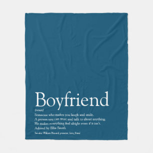 Freund Definition Cool Lustig Blau Fleecedecke