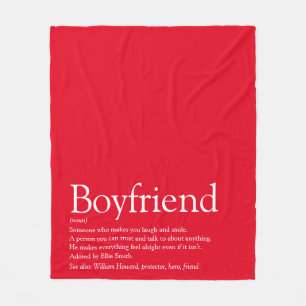 Freund Definition Modern Lustig Rot Fleecedecke