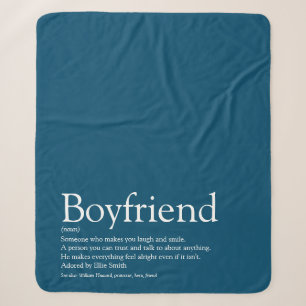 Freund Definition Sagen Modern Blau Sherpadecke