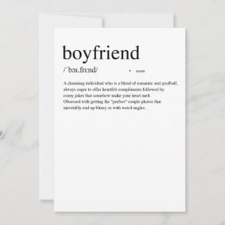 Freund-Definition Valentinstagskarte Feiertagskarte