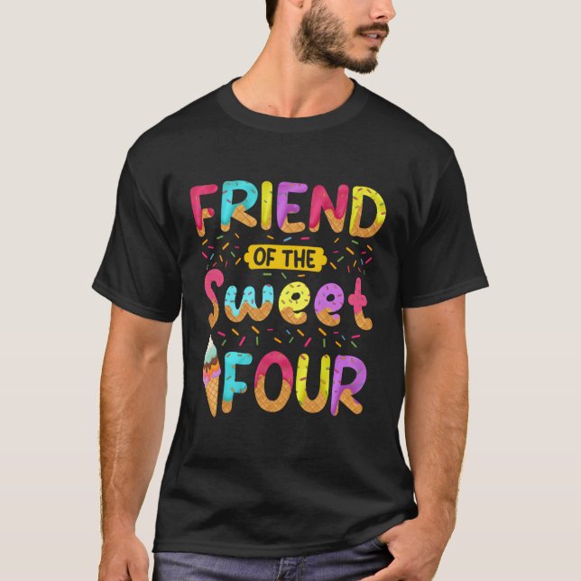 Freund des süßen 4. Eis Py T-Shirt (Vorderseite)