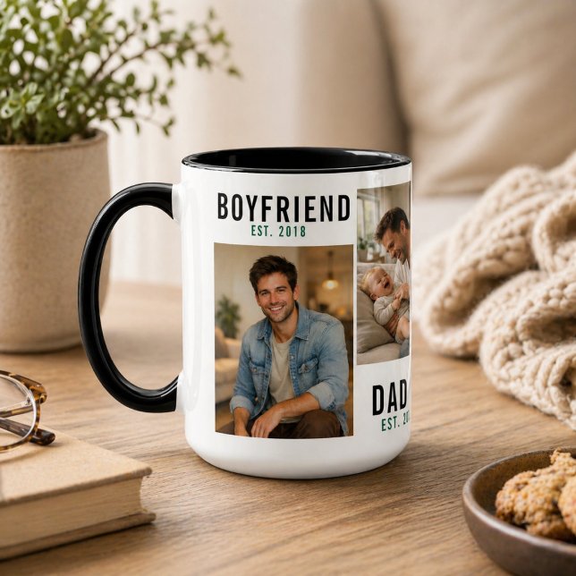 Freund Ehemann Vater Tasse | Personalisierter Vate (Boyfriend Husband Dad Mug | Personalized Father’s)