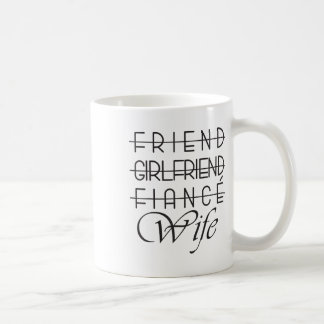Freund, Freundin, Verlobte, Ehefrau für Bride Wedd Kaffeetasse