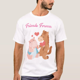 Freund für immer Valentinstag T-Shirt