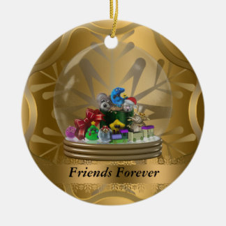 Freund-für immer Weihnachtsverzierung Keramikornament