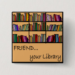 Freund Ihre Bibliothek Button