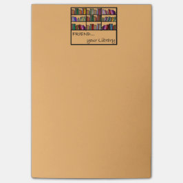 Freund Ihre Bibliothek Post-it Klebezettel