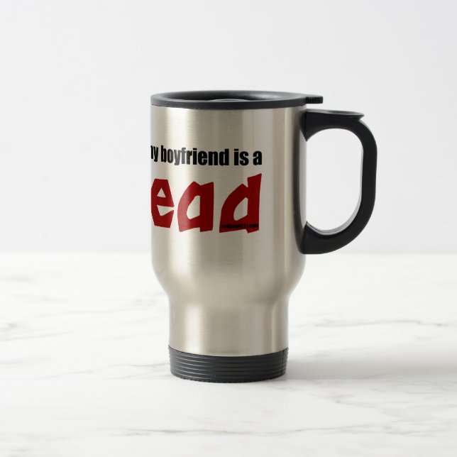 Freund ist ein Redhead Reisebecher (Rechts)