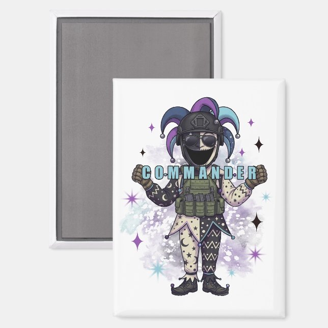 Freund Kommandant Void Jester Magnet (Vorderseite/Rückseite)