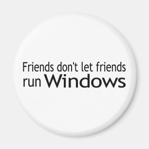 Freund-Lauf Windows Magnet