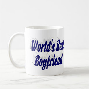 Freund mit dunkelblauer Halbschrift Kaffeetasse