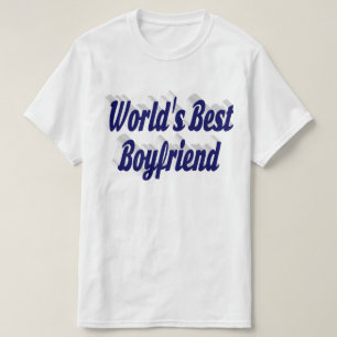 Freund mit dunkelblauer Schrift T-Shirt