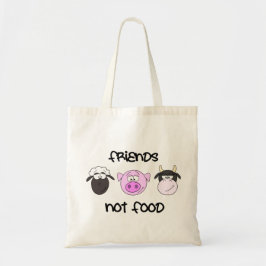 Freund-nicht NahrungsmittelCartoon-Tasche Tragetasche