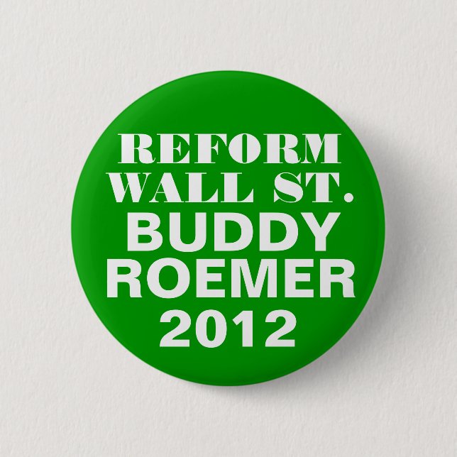 Freund Roemer 2012 Reform Wall Street Button (Vorderseite)