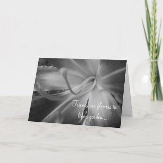 Freund-Sein-Blumen Karte