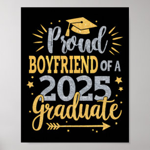 Freund Senior 2025 Stolz Freund einer Abschlusskla Poster