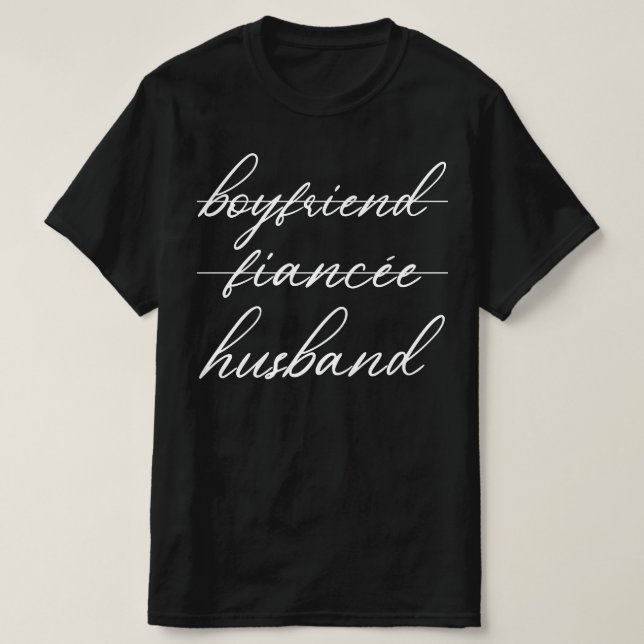 Freund-Verlobte T-Shirt (Design vorne)