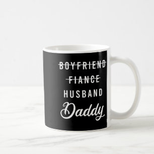 Freund Verlobter Ehemann Daddy Väter Illustration Kaffeetasse