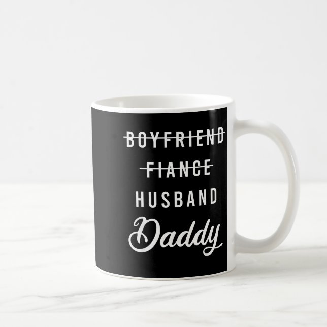 Freund Verlobter Ehemann Daddy Väter Illustration Kaffeetasse (Rechts)