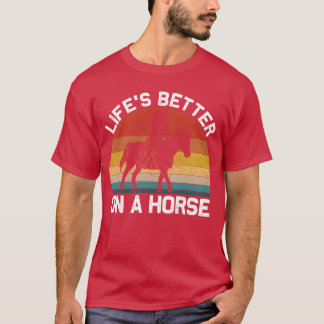 Freund von Horse Lover Girl T-Shirt