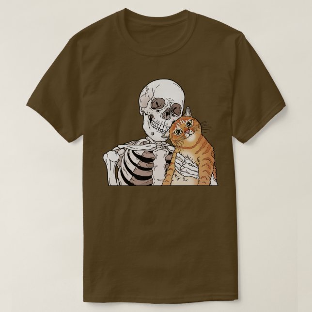 Freund von Orange Tabby T-Shirt (Design vorne)
