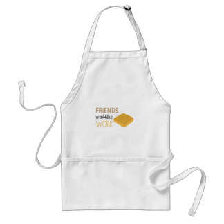 Freund-Waffel-Arbeit Schürze