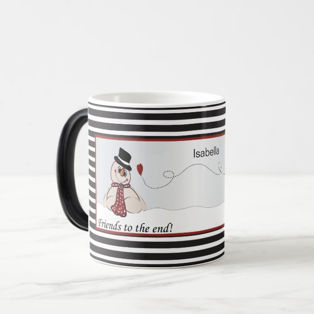 Freunde am Ende Verwandlungstasse (Vorderseite Links)