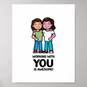 Freunde aus der Arbeit - Zwei Frauen Classic Poster