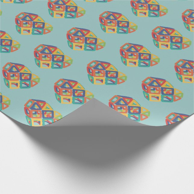 Freunde bauen sich gegenseitig auf, ein magisches  geschenkpapier (Ecke)