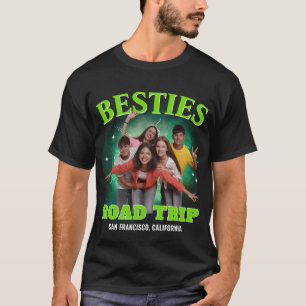 Freunde Bootleg Rap Besties Roadtrip Benutzerdefin T-Shirt