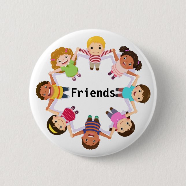 Freunde Button (Vorderseite)