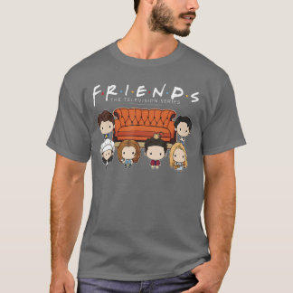 Freunde Chibi Charaktere Central Perk Kaffee Shop  T-Shirt