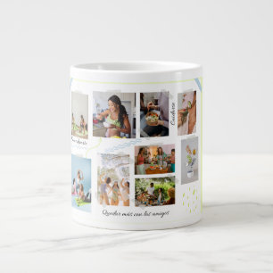 Freunde-Collage-Tasse Personalisierte Erinnerung Jumbo-Tasse