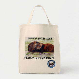 Freunde der Seeotter-Bio BaumwollTasche Tragetasche