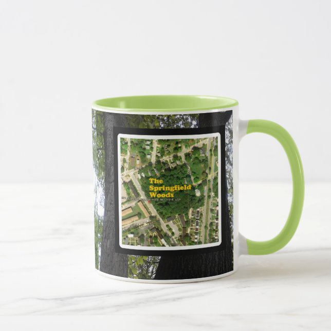 Freunde der Springfield-Holzbäume 001 Tasse (Rechts)