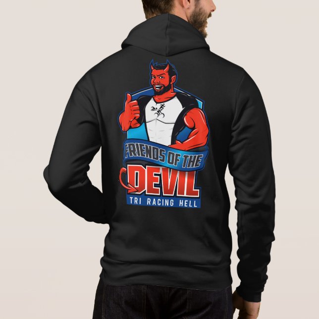Freunde der Teufelskarte Hoodie (Rückseite)