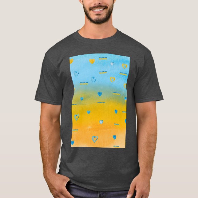 Freunde der Ukraine T-Shirt (Vorderseite)