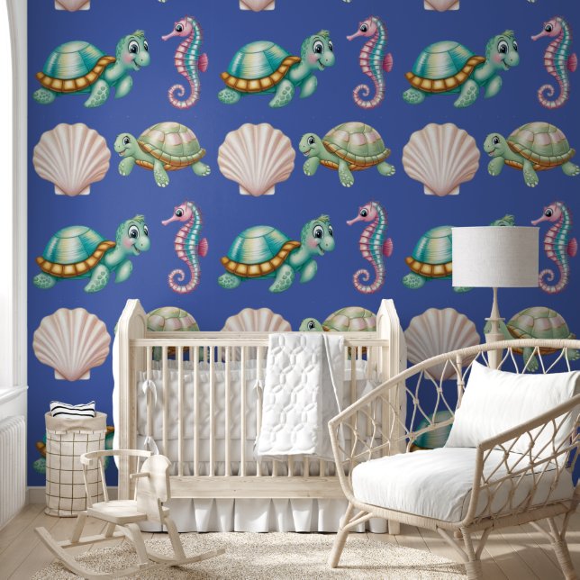 Freunde des Meeres Tapete (Kinder)