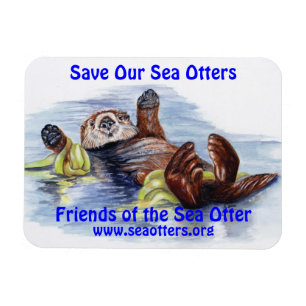 Freunde des Sea Otter Magnet