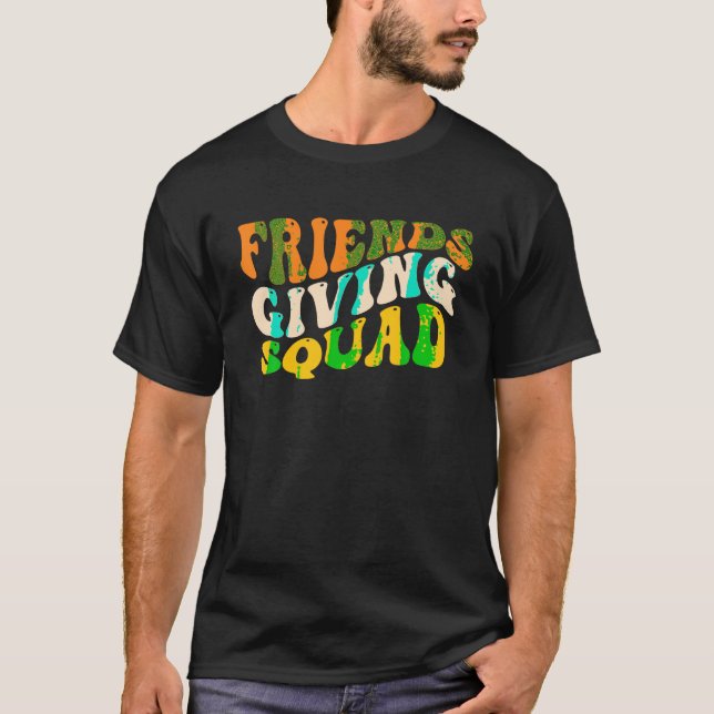 Freunde, die Squad Erntedank geben T-Shirt (Vorderseite)