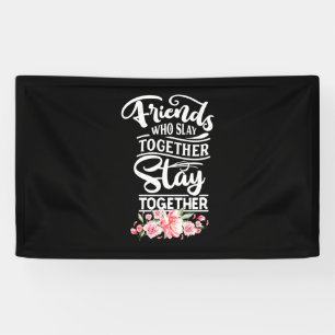 Freunde, die zusammen bleiben banner